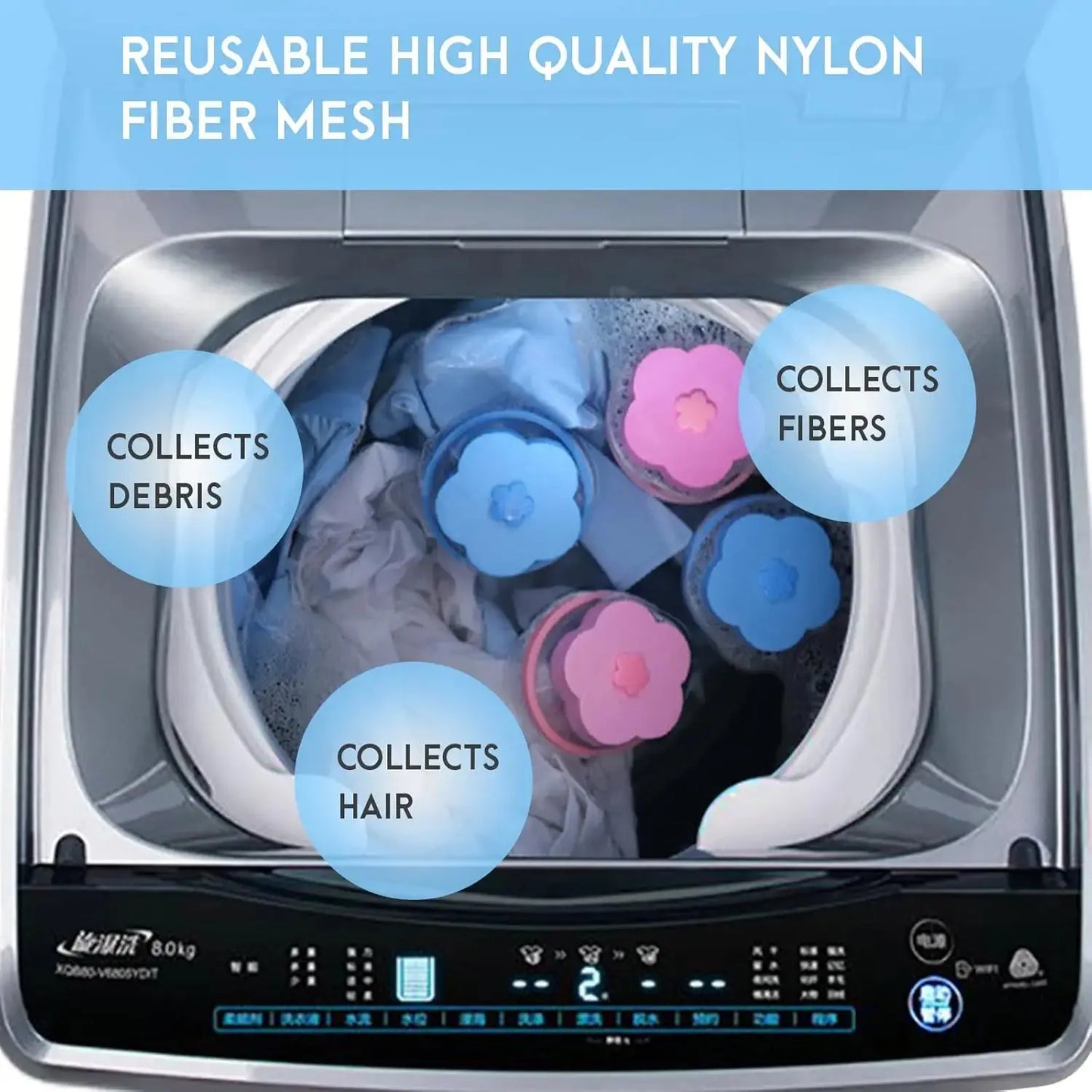 3-Piece Laundry Hair Remover™ Kivori