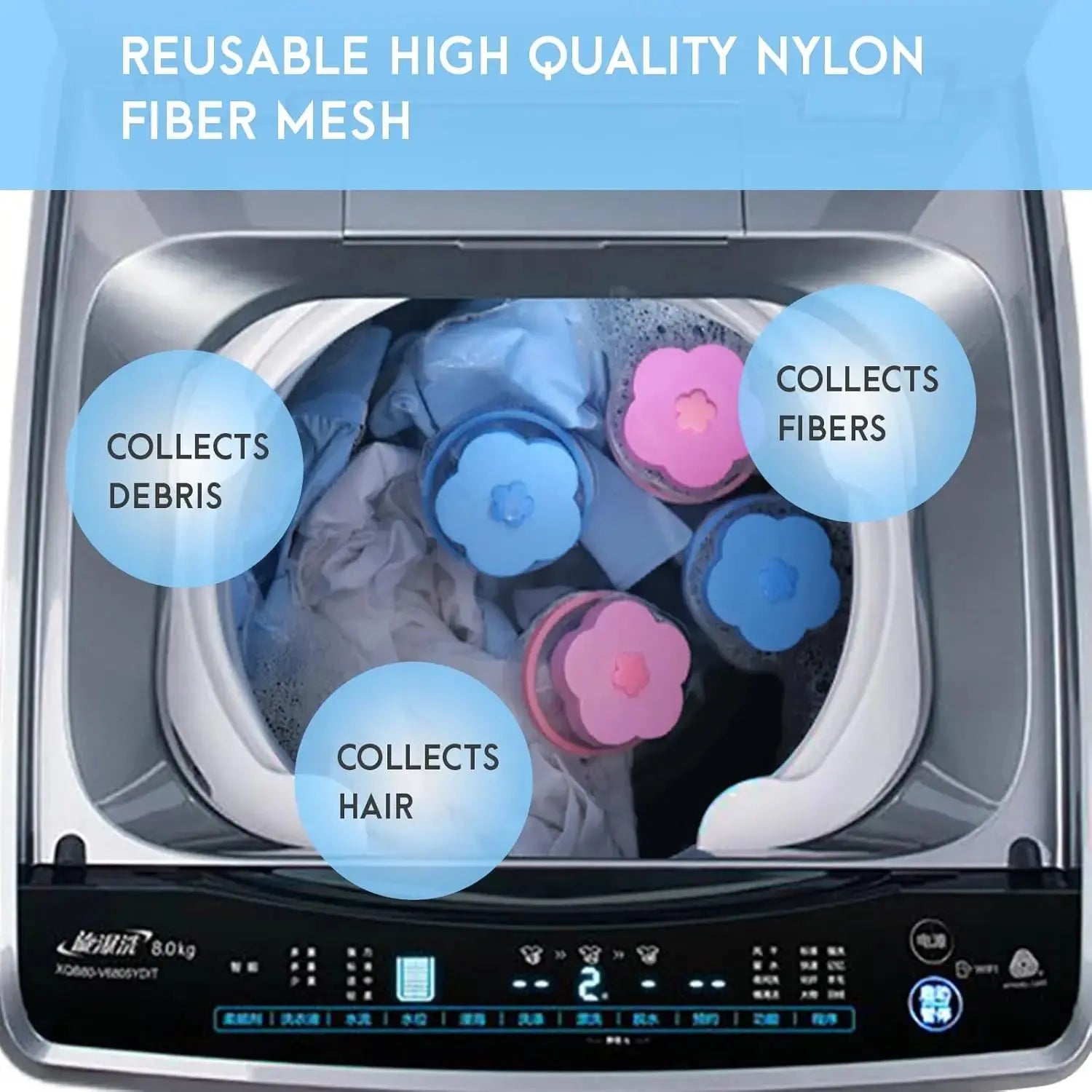 3-Piece Laundry Hair Remover™ Kivori