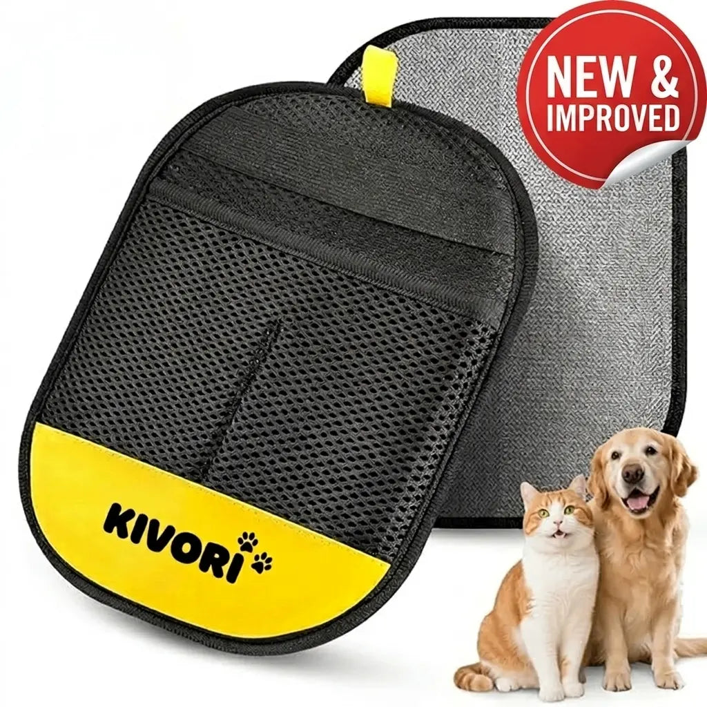 Pet Hair Removal Gloves™ NEW and Improved Kivori